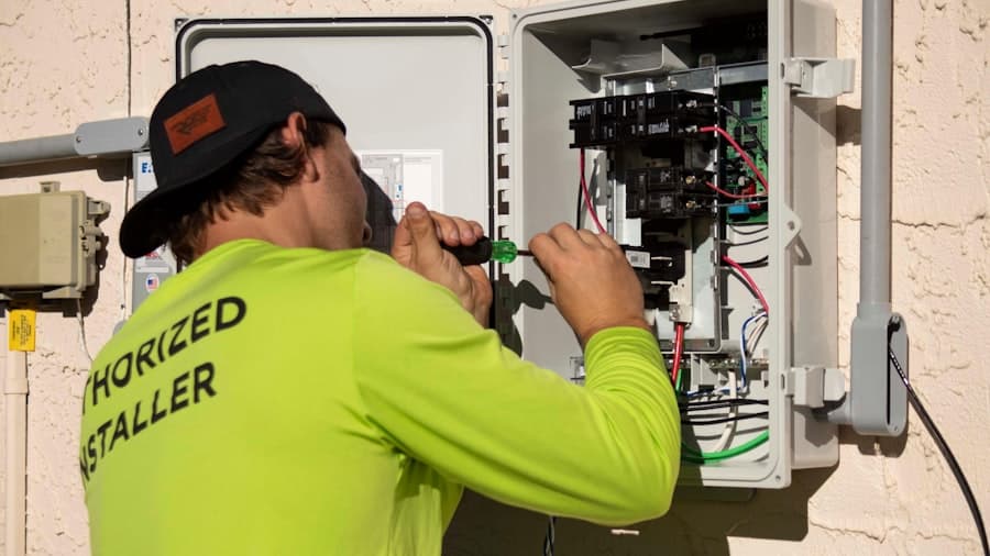 Photo electrical system inspection