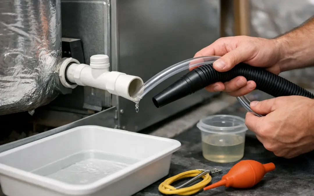 How to Clean AC Condensate Drain Line