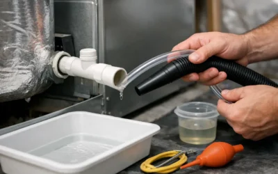 How to Clean AC Condensate Drain Line