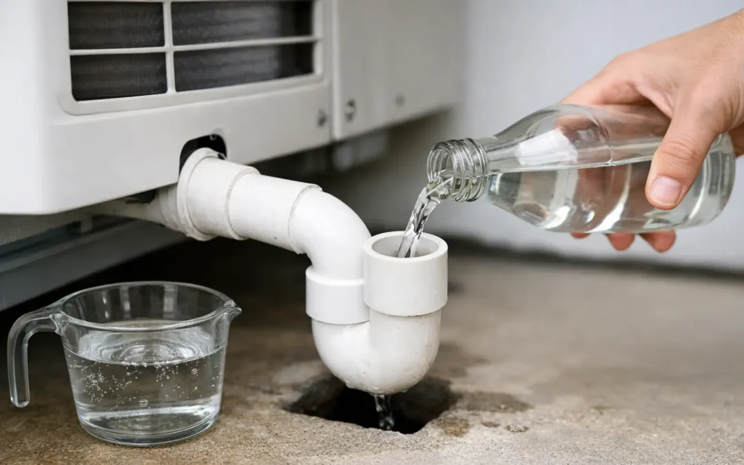 How to Flush AC Drain Line With Vinegar