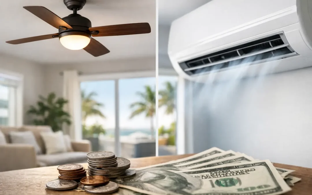 Ceiling Fan vs AC Savings for Florida Homes